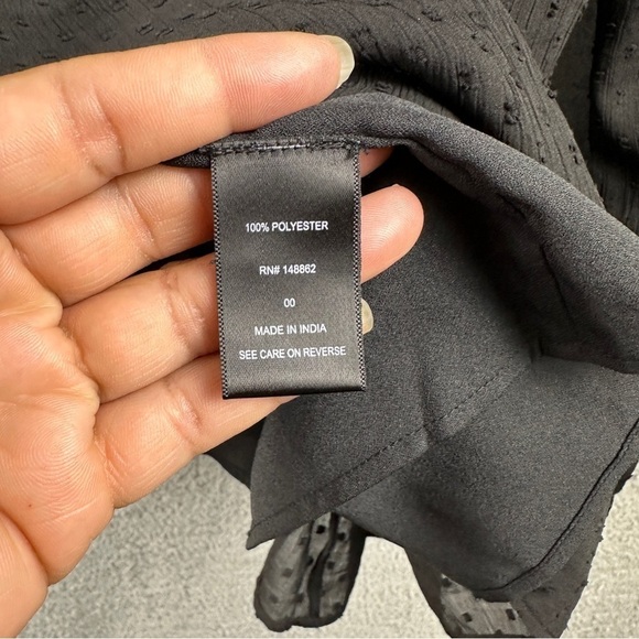 Torrid Floral Embroidered Boho Chiffon Whimsigoth Swiss Dot Size 00 Keyhole - Picture 4 of 13